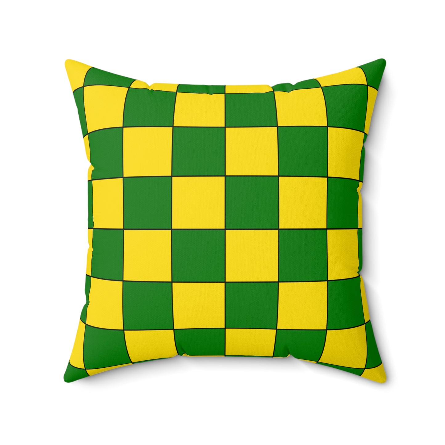 Cocos Islands Retro Check Cushion Pillow