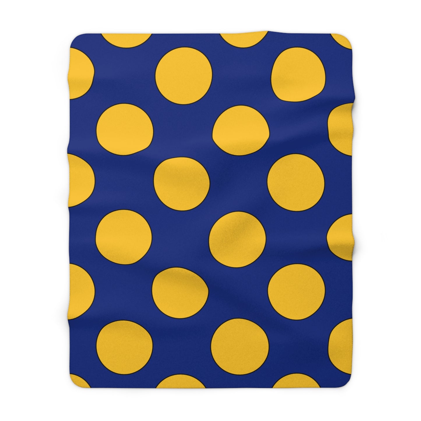 Barbados Retro Polka Dots Blanket Throw