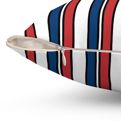 Serbia Retro Stripes Cushion Pillow