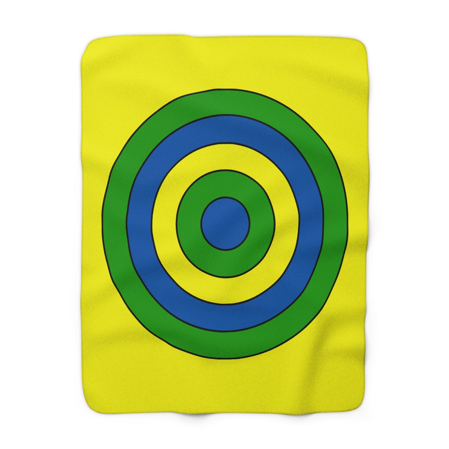 Saint Vincent And The Grenadines Retro Target Blanket Throw