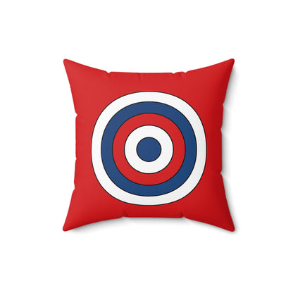 Czechia Retro Target Cushion Pillow
