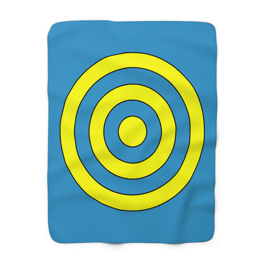 Aruba Retro Target Blanket Throw