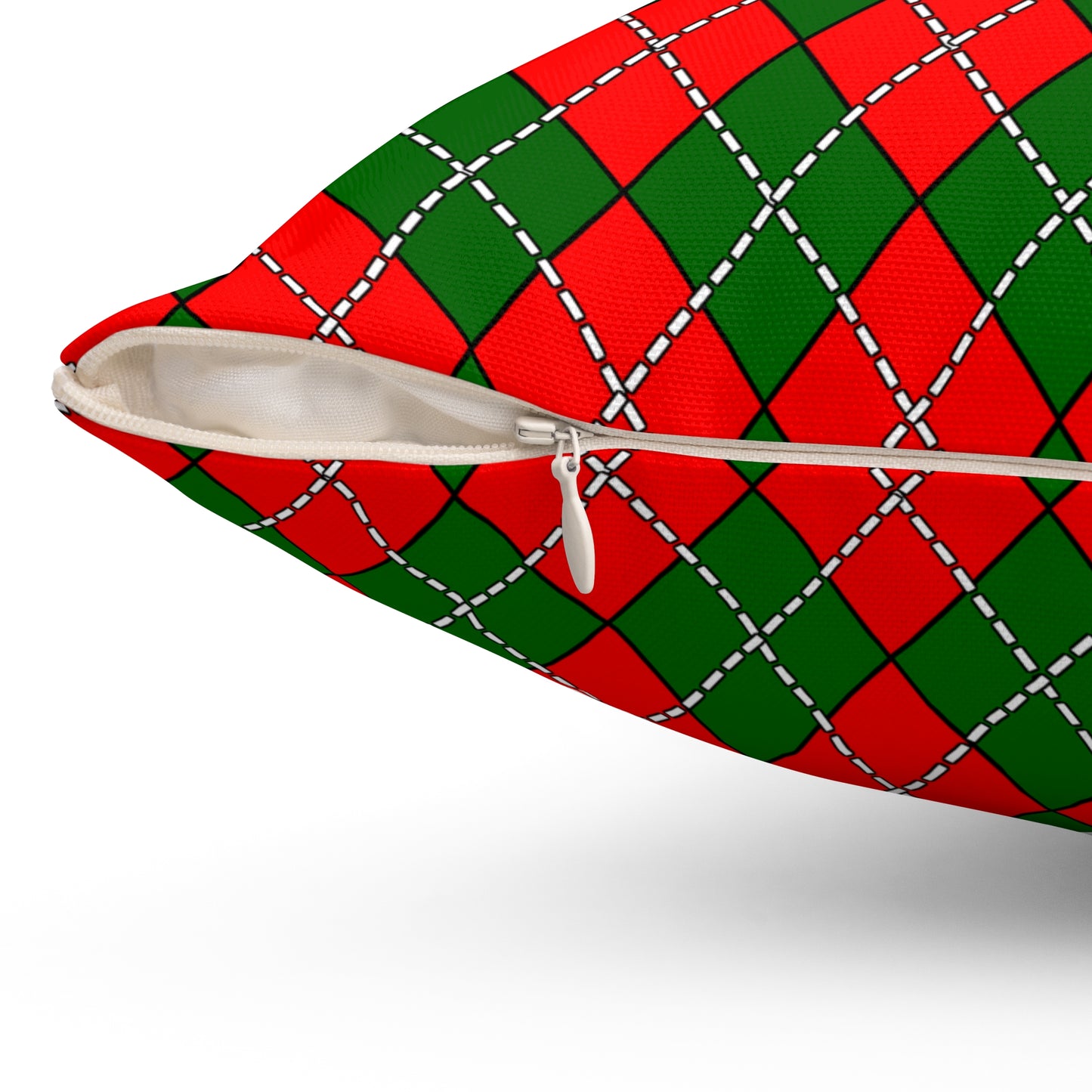Portugal Retro Argyle Cushion Pillow