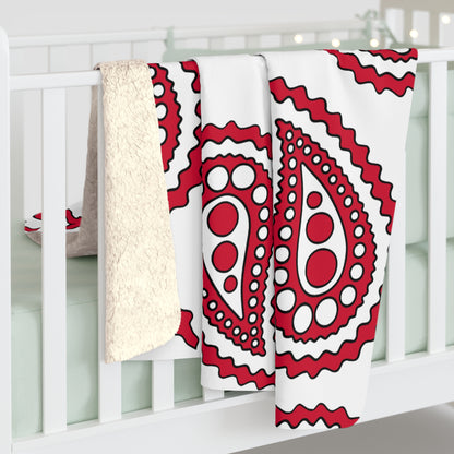 Greenland Retro Paisley Blanket Throw