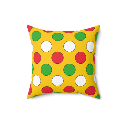 Myanmar Retro Polka Dots Cushion Pillow