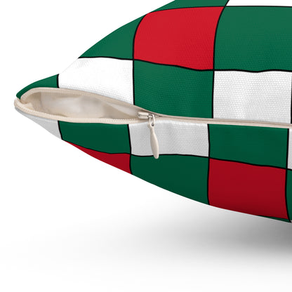 Mexico Retro Check Cushion Pillow