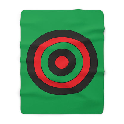 Martinique Retro Target Blanket Throw