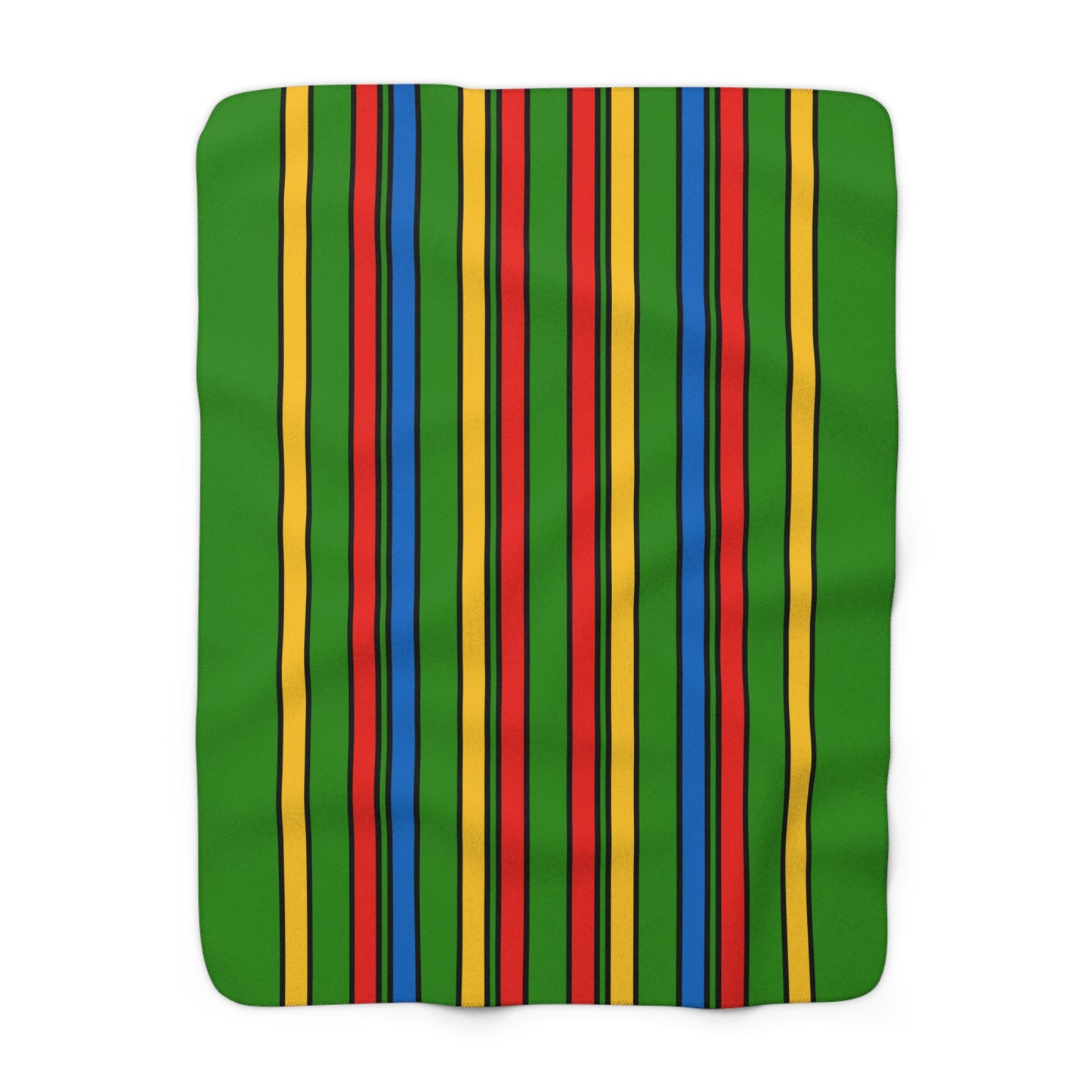 Ethiopia Retro Stripes Blanket Throw