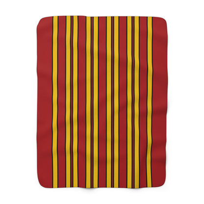 Spain Retro Stripes Blanket Throw