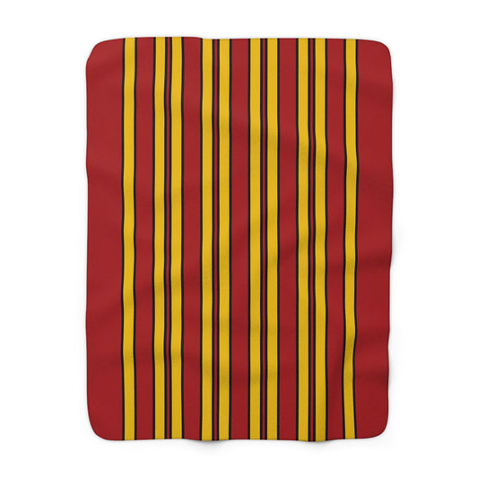 Spain Retro Stripes Blanket Throw