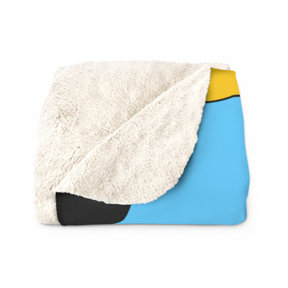 Saint Lucia Retro Polka Dots Blanket Throw