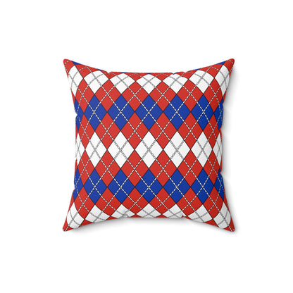 Chile Retro Argyle Cushion Pillow