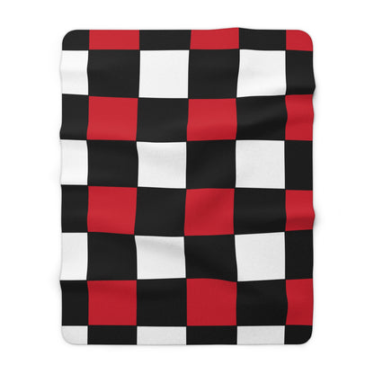 Iraq Retro Check Blanket Throw