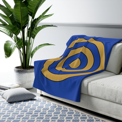 Kosovo Retro Target Blanket Throw