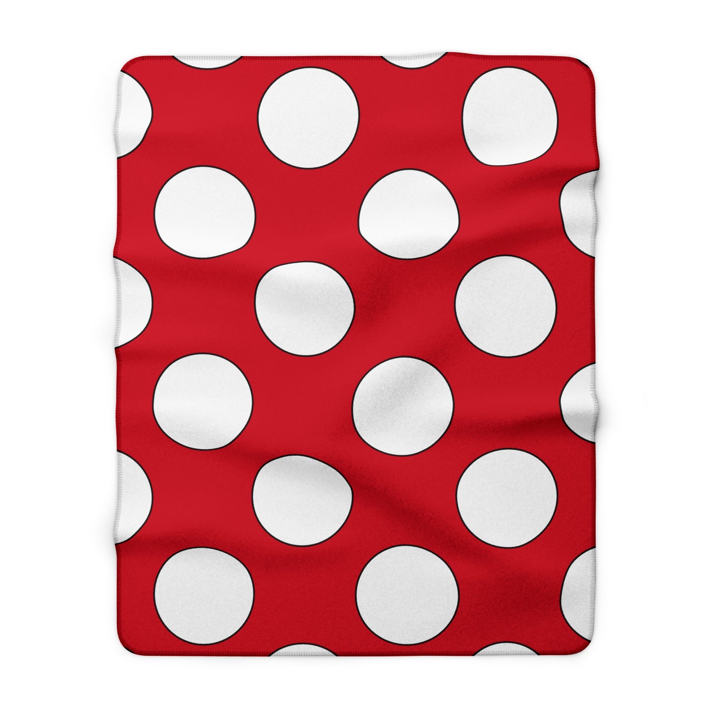 Bahrain Retro Polka Dots Blanket Throw
