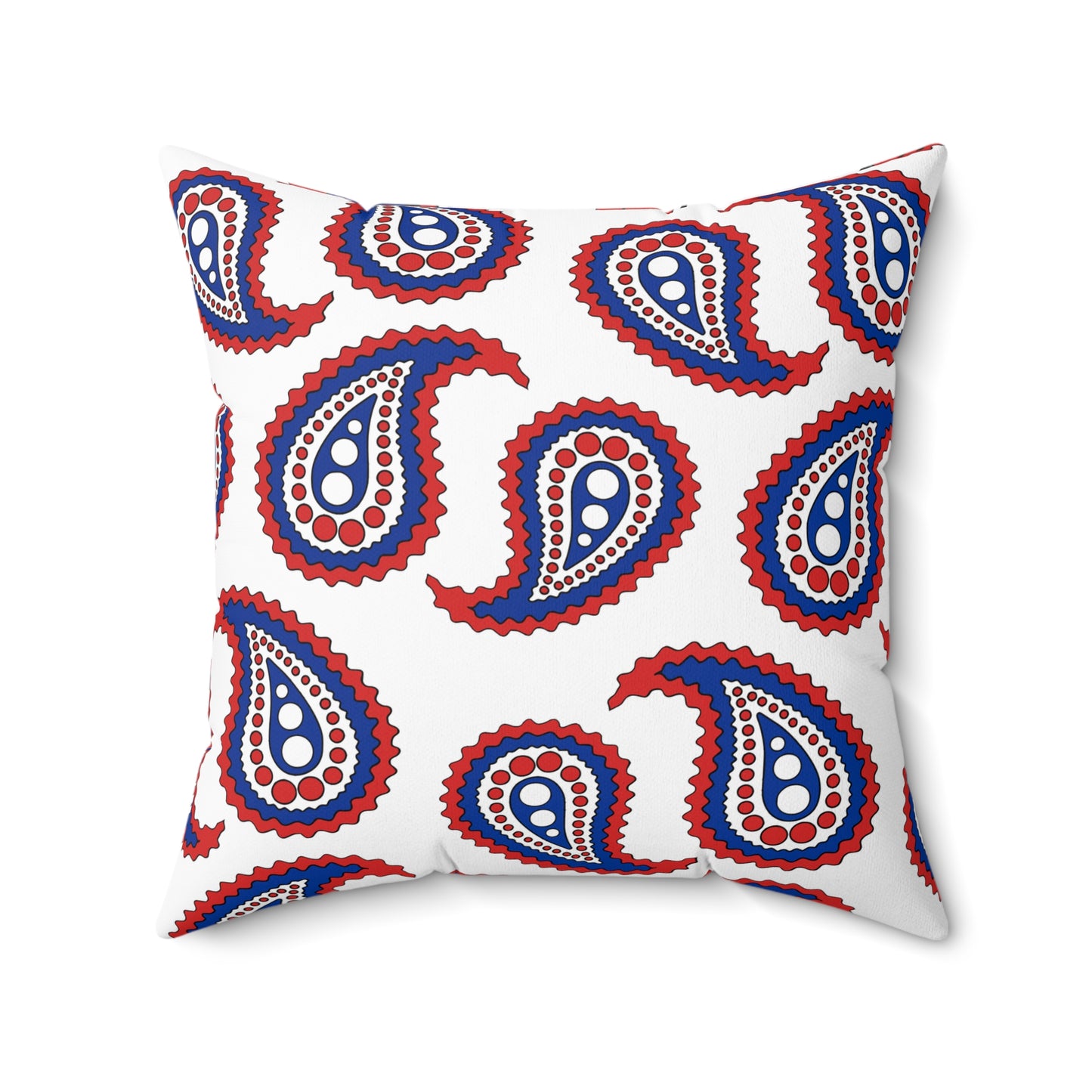 Faroe Islands Retro Paisley Cushion Pillow