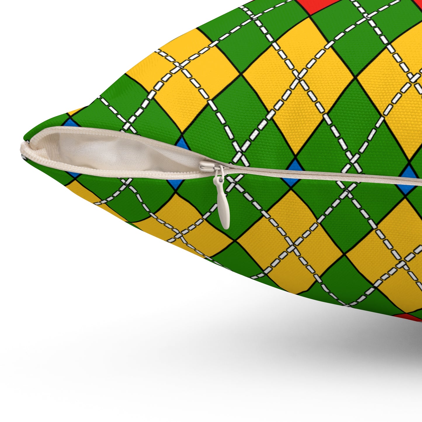 Ethiopia Retro Argyle Cushion Pillow