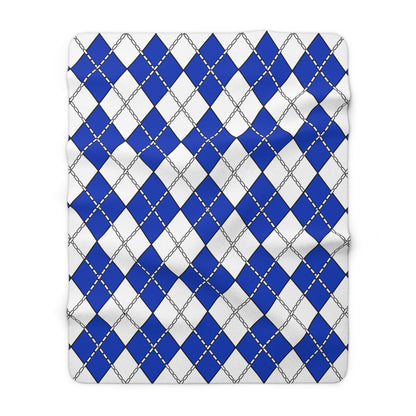Israel Retro Argyle Blanket Throw
