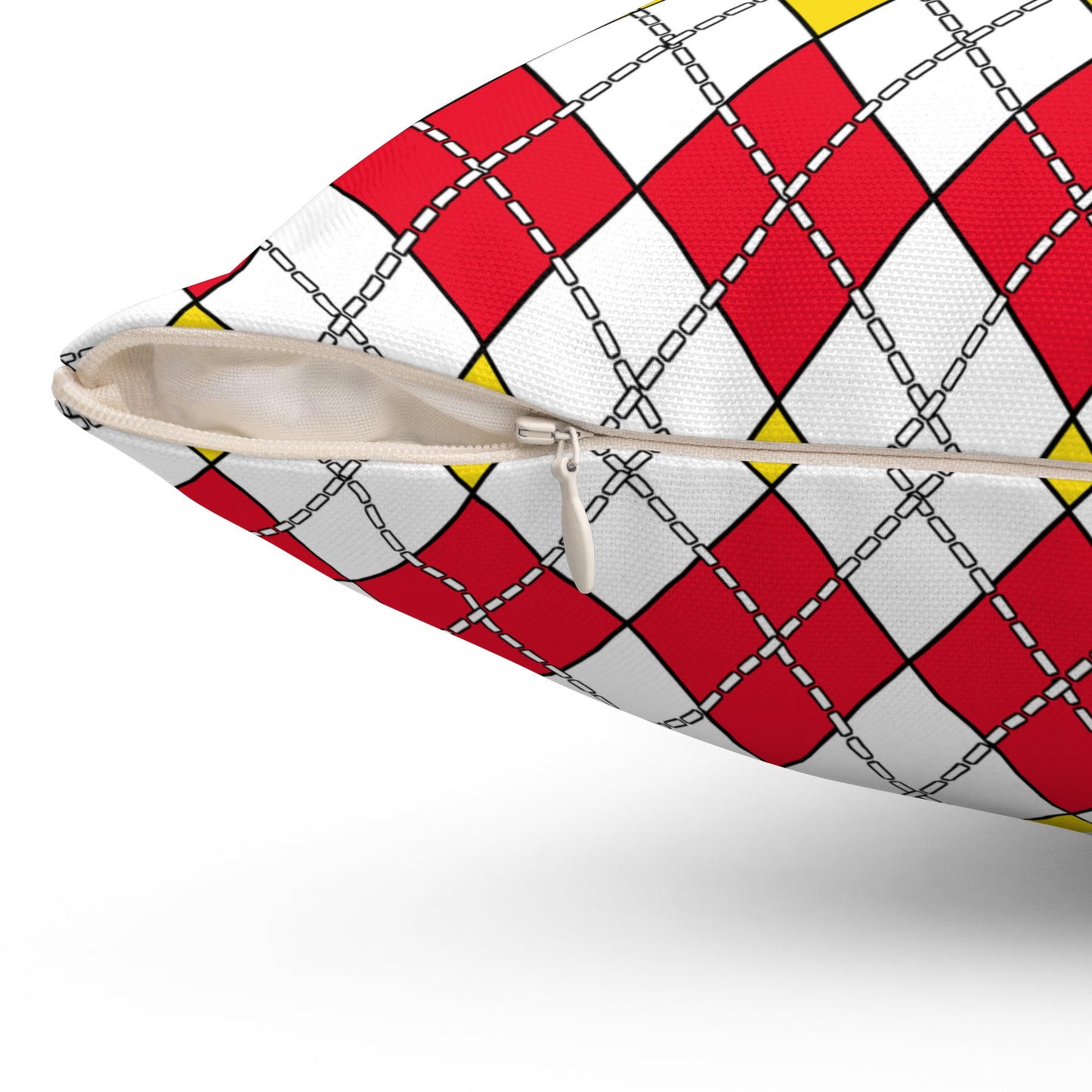 Guernsey Retro Argyle Cushion Pillow