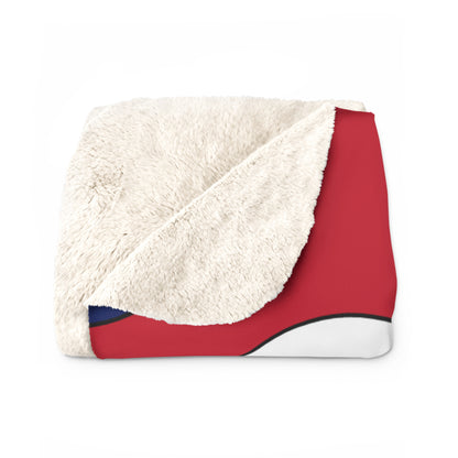 Saint Helena, Ascension And Tristan Da Cunha Retro Polka Dots Blanket Throw
