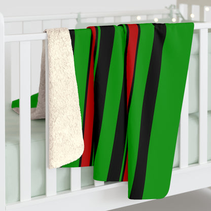 Afghanistan Retro Stripes Blanket Throw
