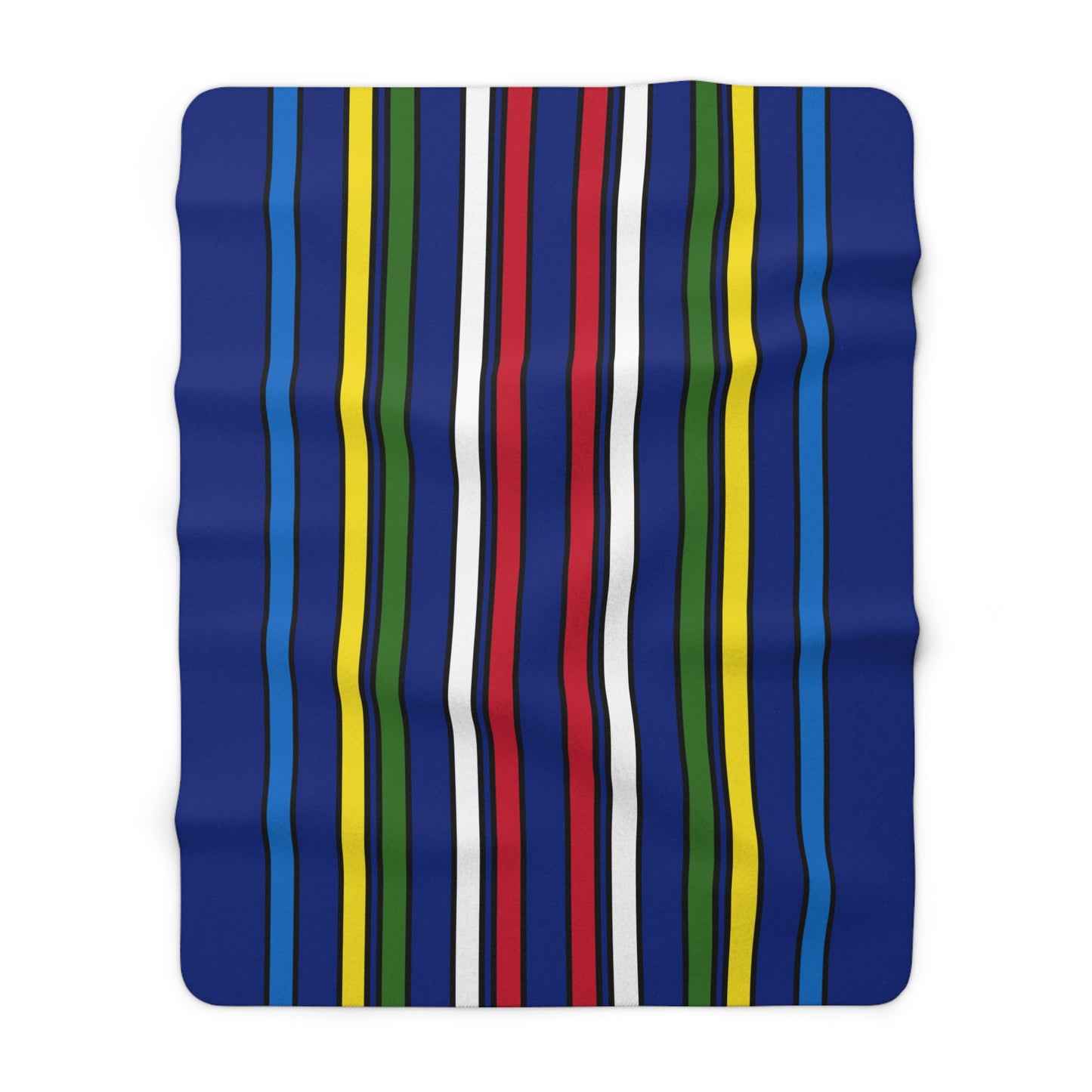 Pitcairn Retro Stripes Blanket Throw