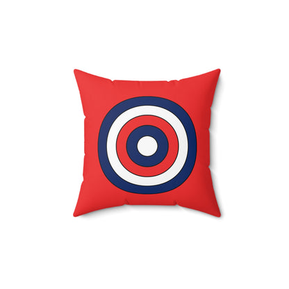 Svalbard And Jan Mayen Retro Target Cushion Pillow