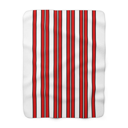 Singapore Retro Stripes Blanket Throw