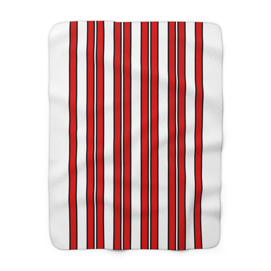 Singapore Retro Stripes Blanket Throw