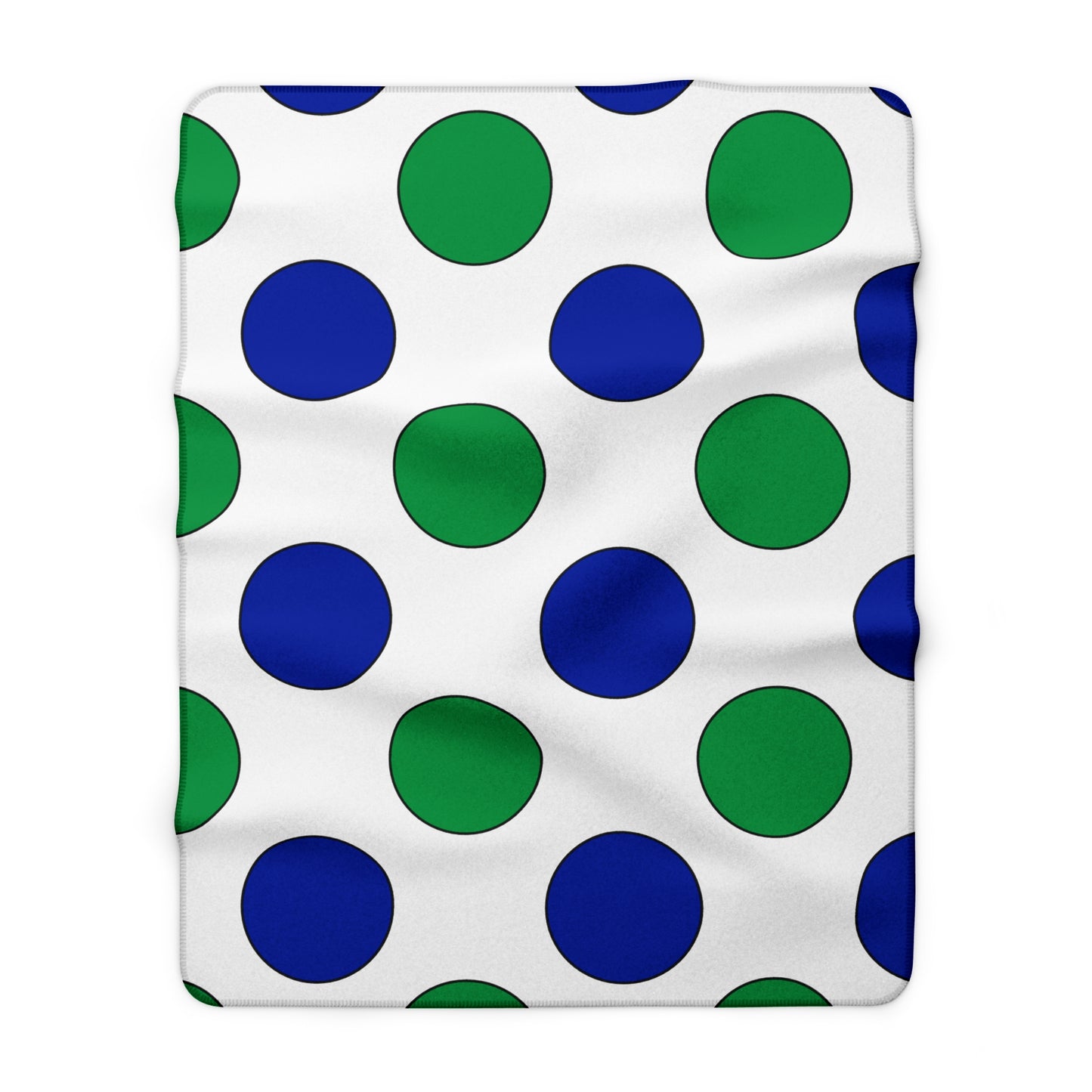 Lesotho Retro Polka Dots Blanket Throw