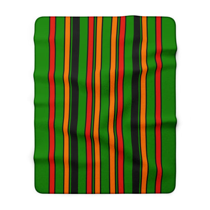 Zambia Retro Stripes Blanket Throw