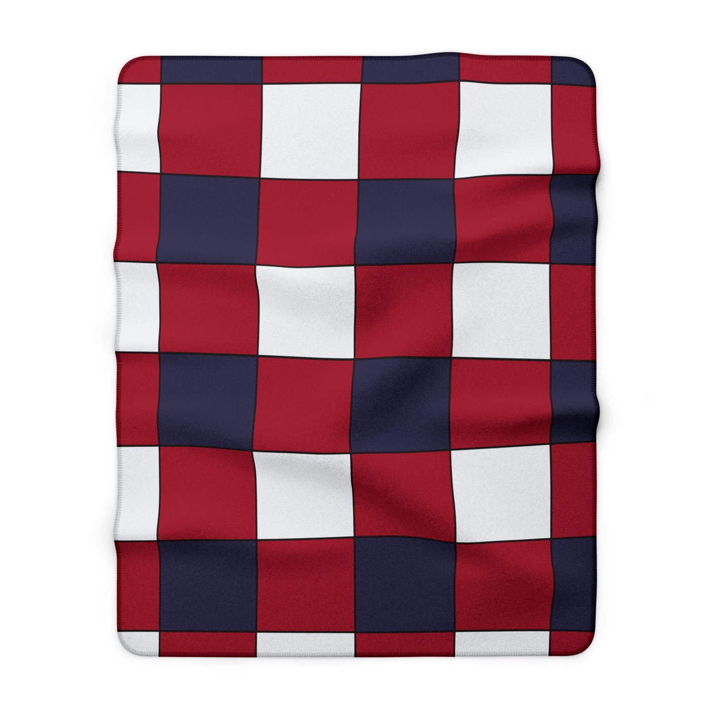 Thailand Retro Check Blanket Throw