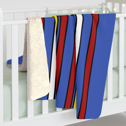 Eswatini Retro Stripes Blanket Throw