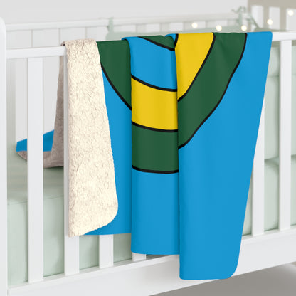 Rwanda Retro Target Blanket Throw