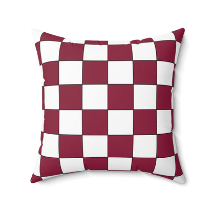 Qatar Retro Check Cushion Pillow