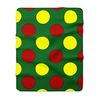 Senegal Retro Polka Dots Blanket Throw