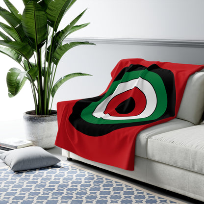 Western Sahara Retro Target Blanket Throw