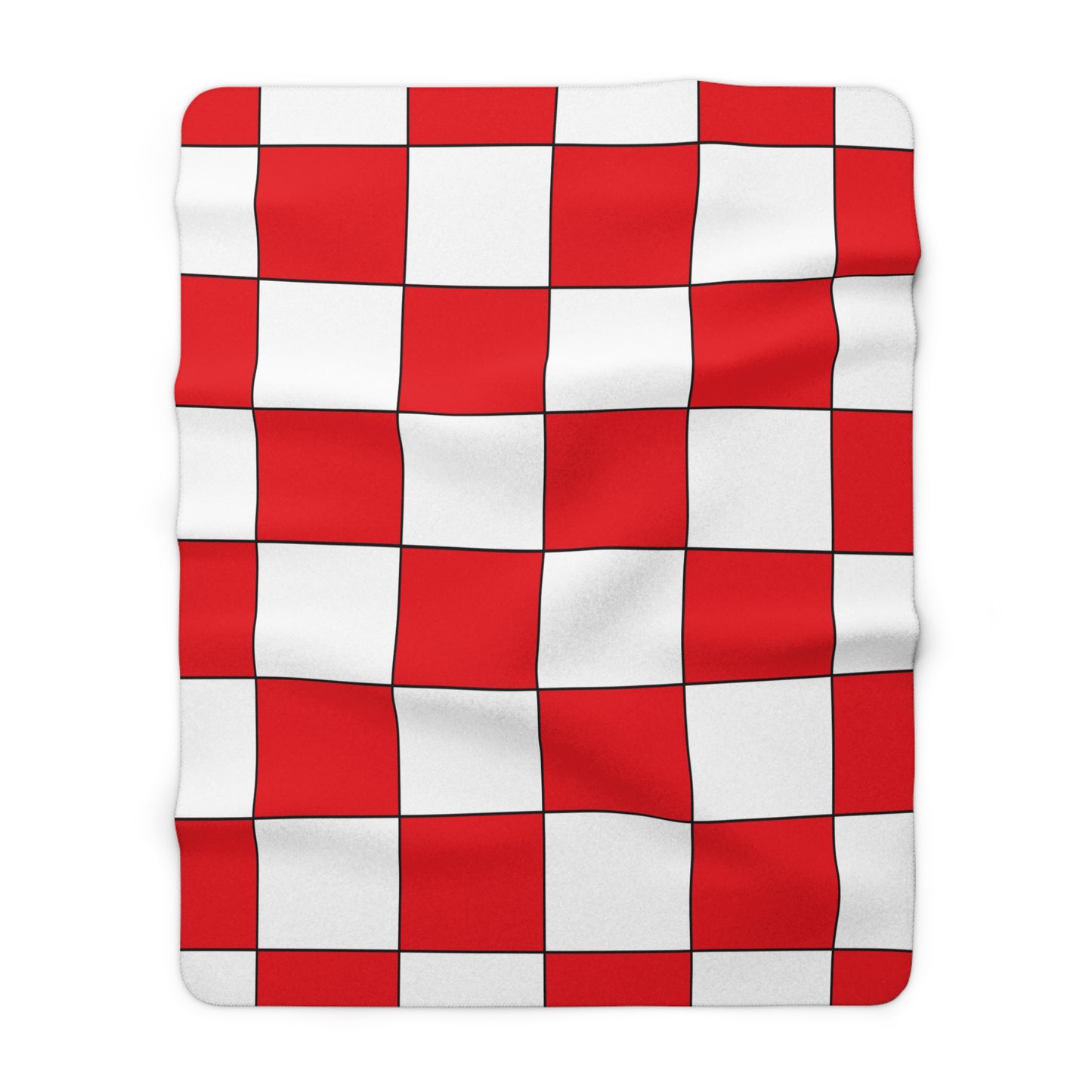 Tunisia Retro Check Blanket Throw