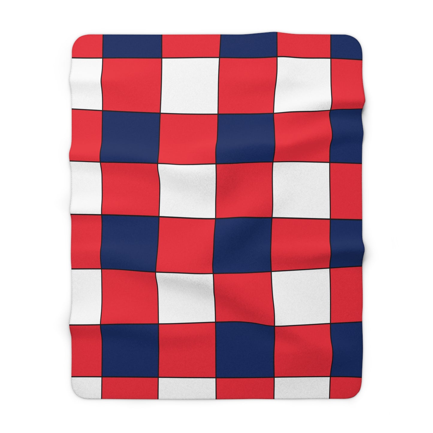 Norway Retro Check Blanket Throw