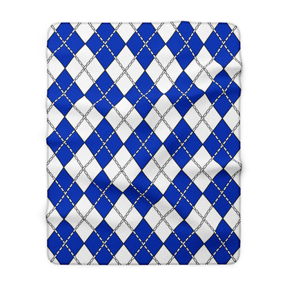 Israel Retro Argyle Blanket Throw