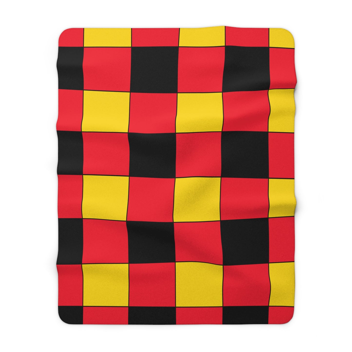Belgium Retro Check Blanket Throw