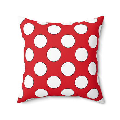 Peru Retro Polka Dots Cushion Pillow