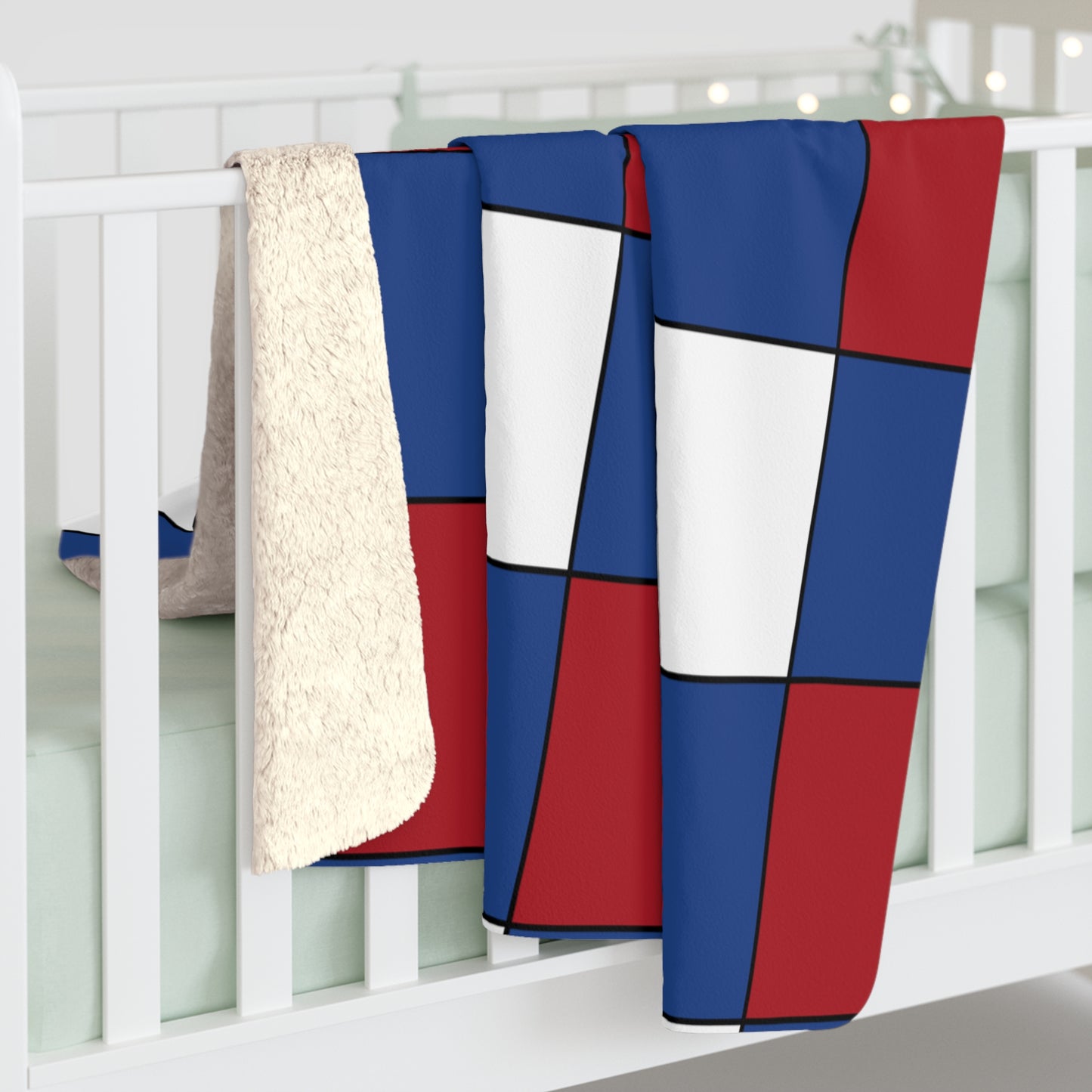 Caribbean Netherlands Retro Check Blanket Throw