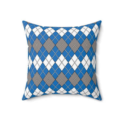 Northern Mariana Islands Retro Argyle Cushion Pillow