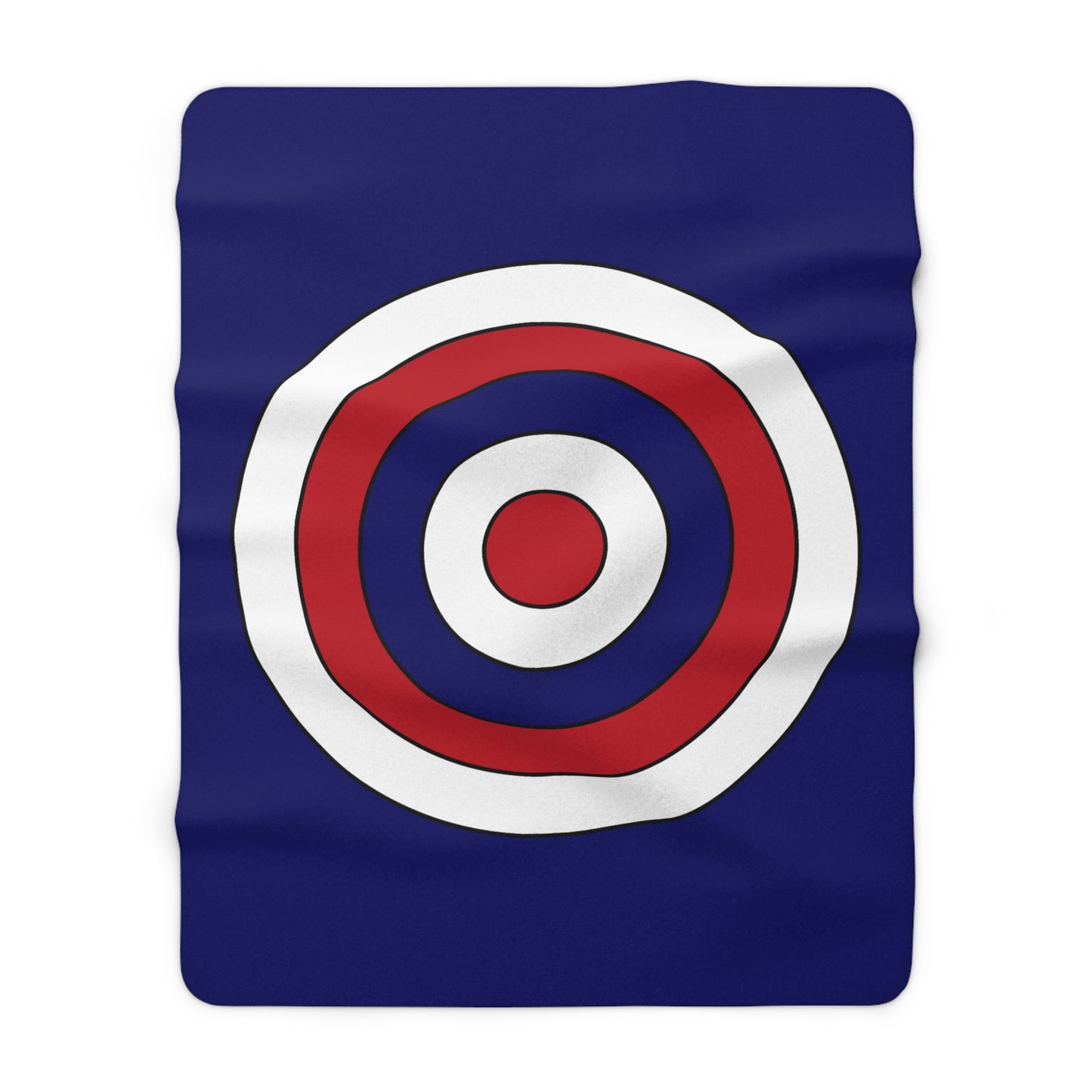 American Samoa Retro Target Blanket Throw
