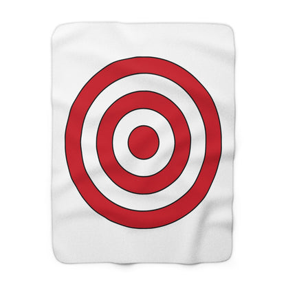 England Retro Target Blanket Throw