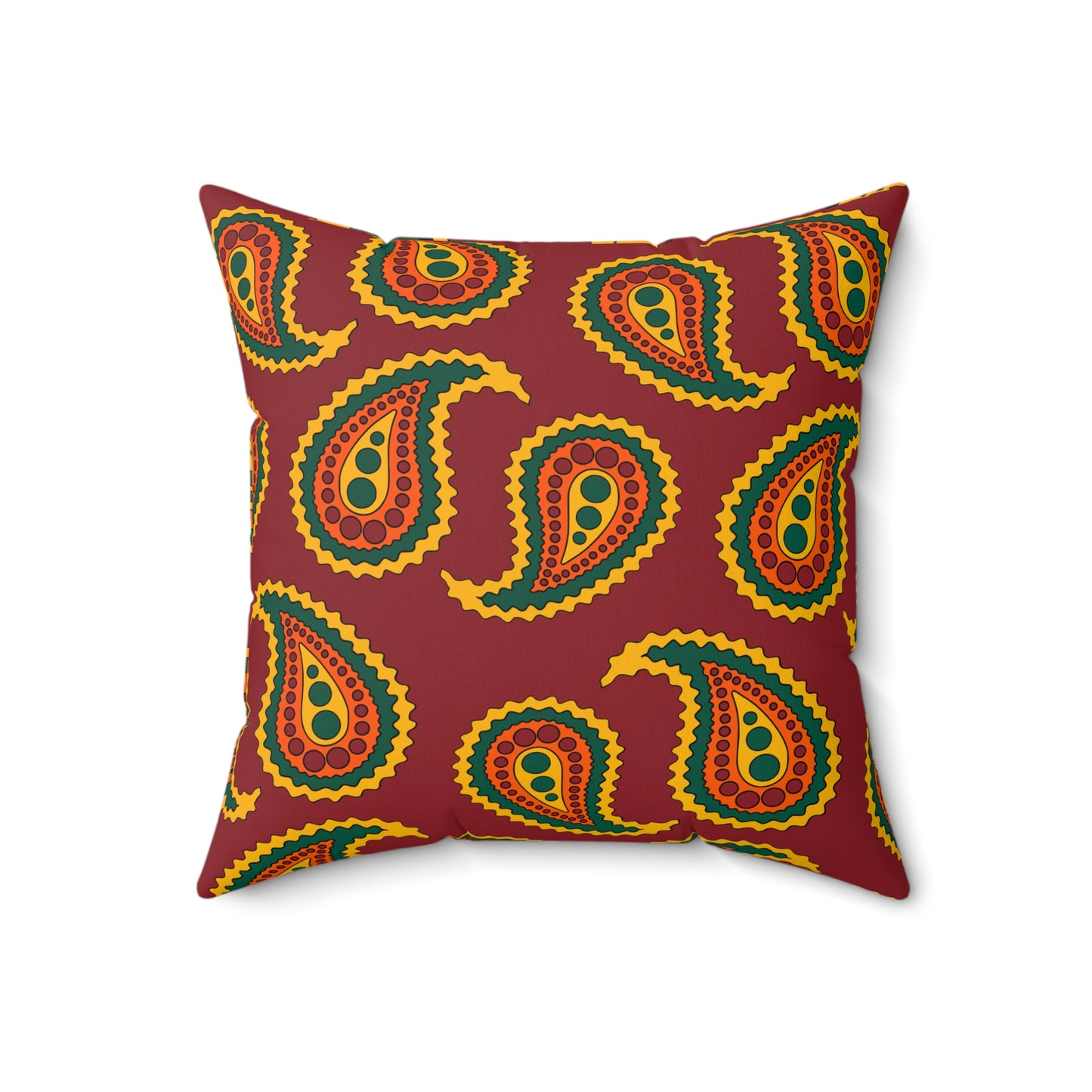Sri Lanka Retro Paisley Cushion Pillow
