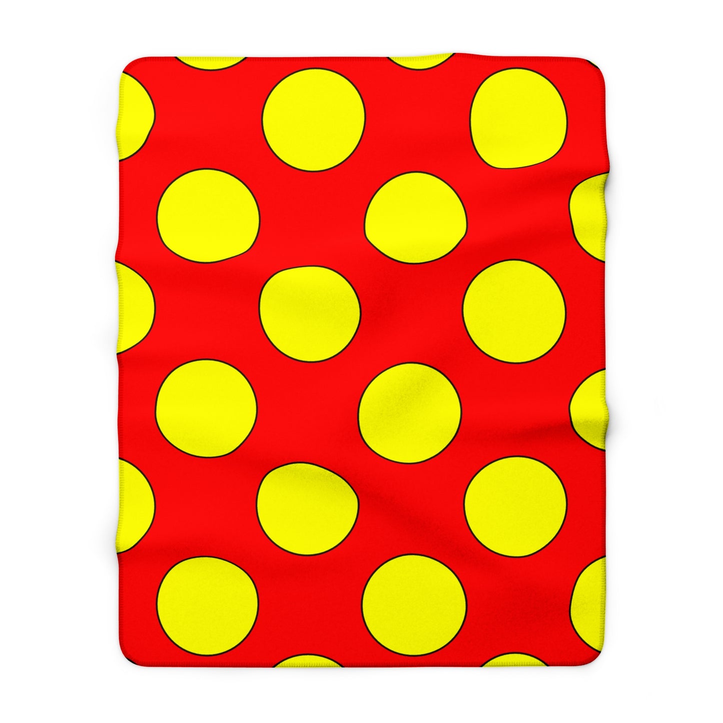 Kyrgyzstan Retro Polka Dots Blanket Throw