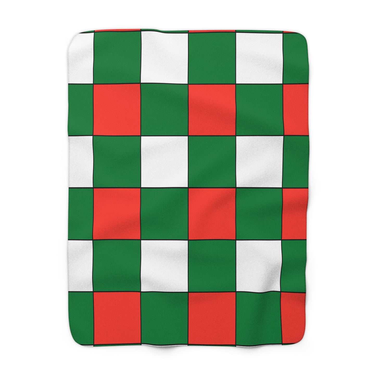 Madagascar Retro Check Blanket Throw