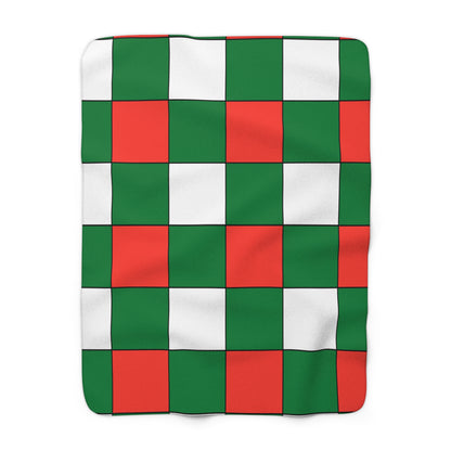 Madagascar Retro Check Blanket Throw